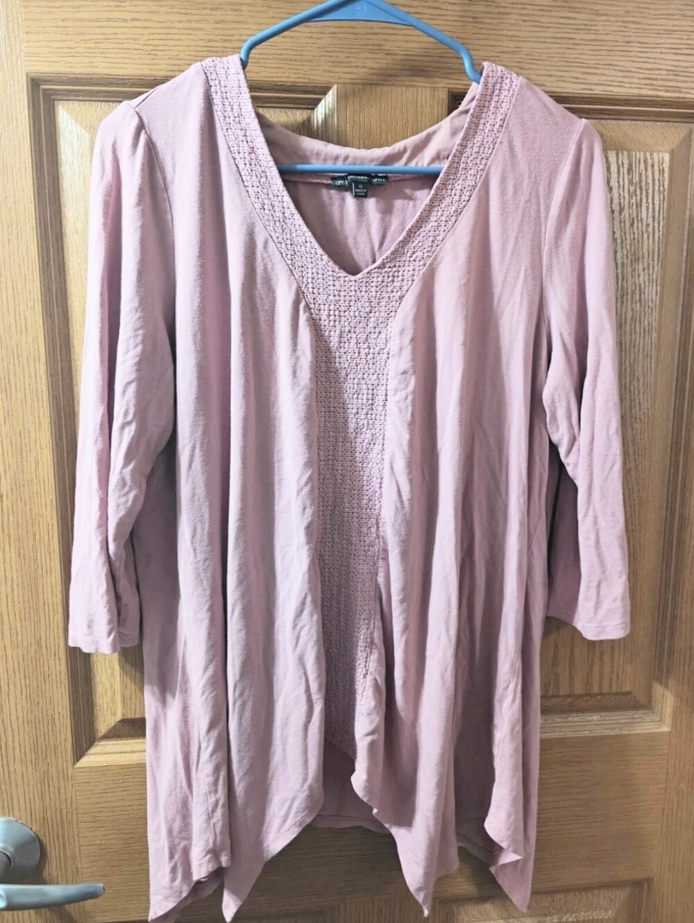 Women's Pink Adrianna Papell  Blouse Size 1X